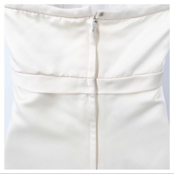 Forever Yours Strapless A Line Mid Length Dress 10 - Picture 7 of 11